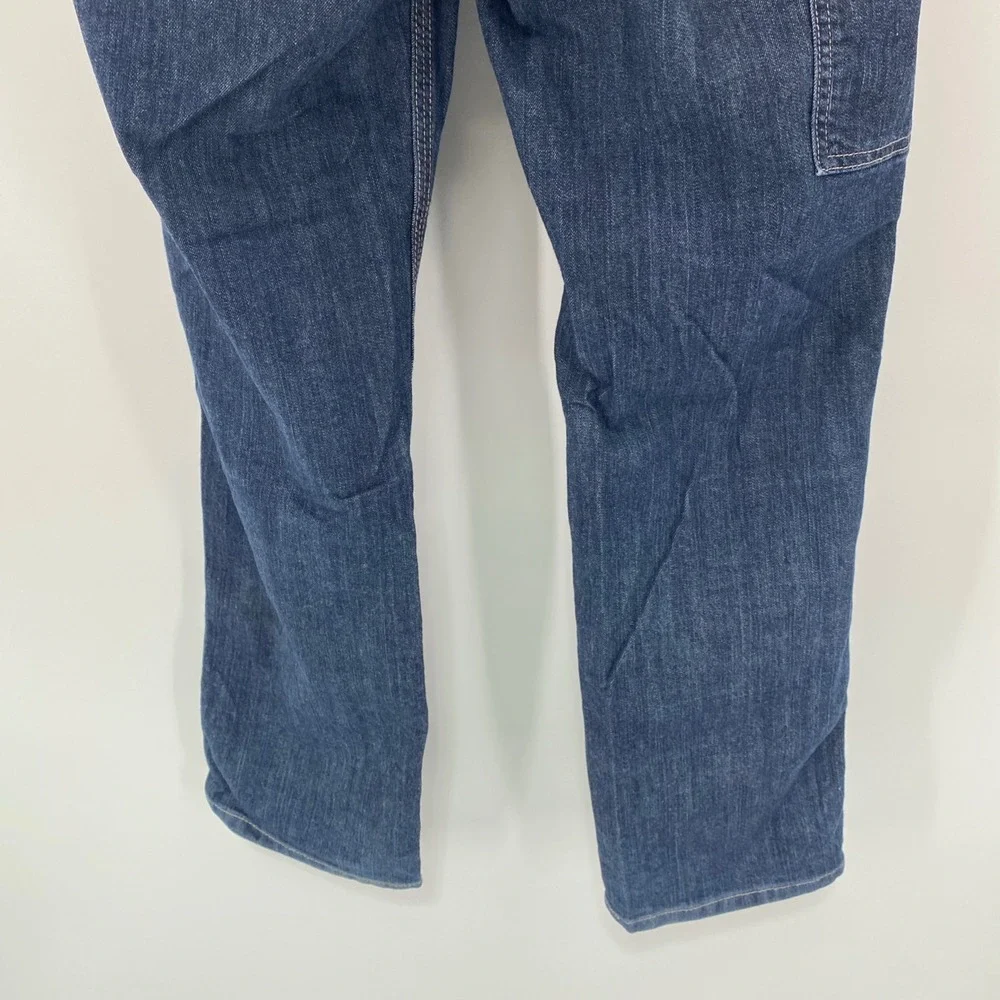Carhartt FR Jeans Mens Tag 32x32 Fits 32x30.5 Dark Flame Resistant Work CAT 2